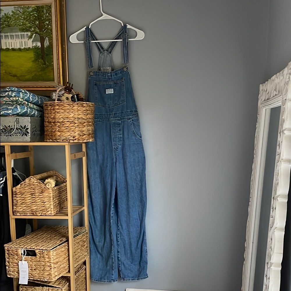 Denim Blue Women's Overalls